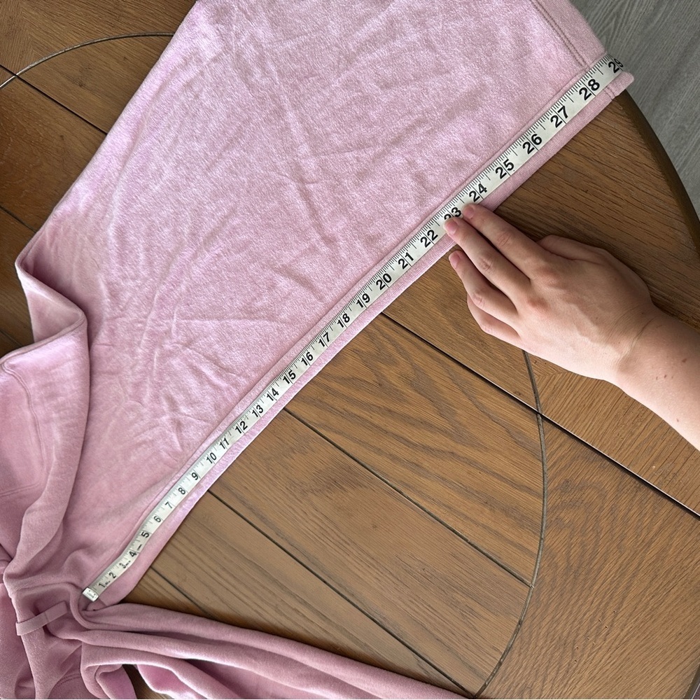 NWT Joy Lab Pink Velour Velvet Wide Legs Sweatpants X-Large - Picture 9 of 9